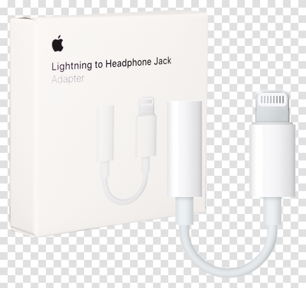 Apple Lightning To Headphone Jack Adapter, Plug, Lamp Transparent Png