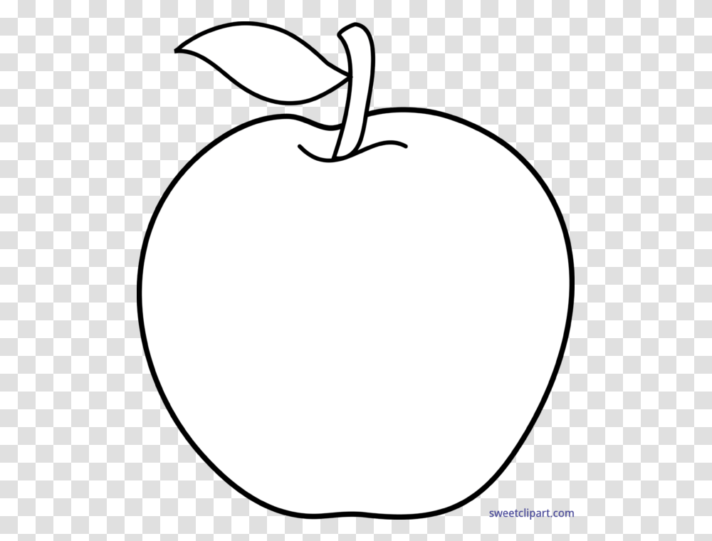 Apple Lineart Clip Art, Plant, Fruit, Food, Balloon Transparent Png