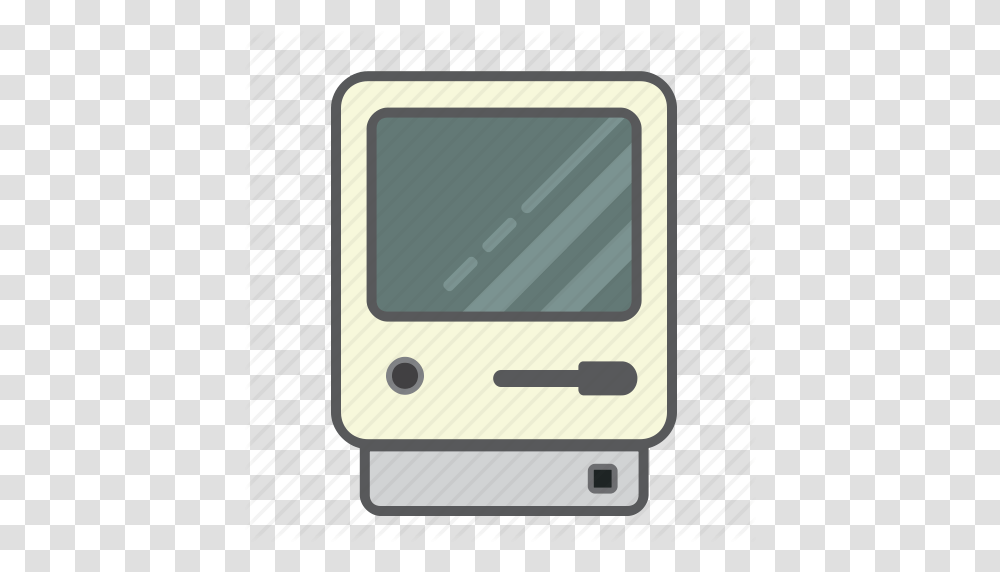 Apple Lisa Mac Macintosh Old Retro Vintage Icon, Monitor, Screen, Electronics, Display Transparent Png