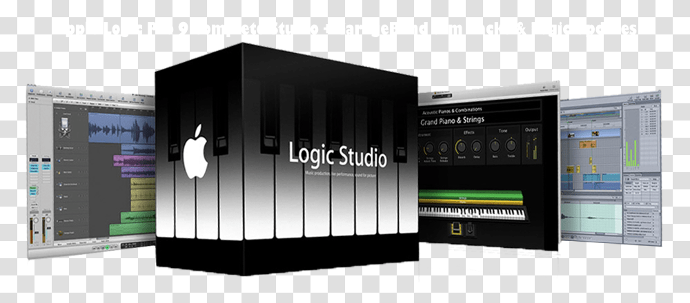 Apple Logic Pro 9 Complete Studio Garageband Jam Packs Logic Studio, Electronics, Computer, Scoreboard, Vegetation Transparent Png