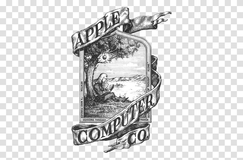 Apple Logo Apple Computers First Logo, Person, Interior Design, Indoors Transparent Png