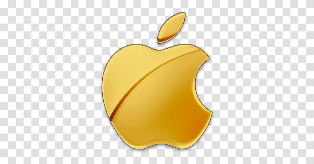 Apple Logo Apple Logo Golden Colour, Label, Text, Plant, Lamp Transparent Png