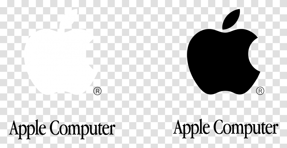 Apple Logo Black And White Apple, Trademark Transparent Png