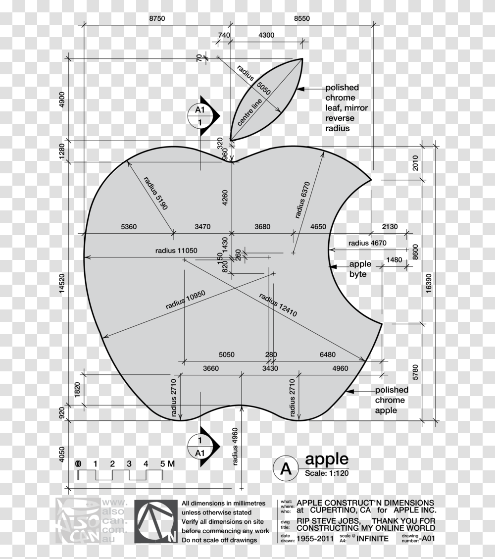 Apple Logo Explanation Apple Logo Construction, Plot, Diagram, Number Transparent Png