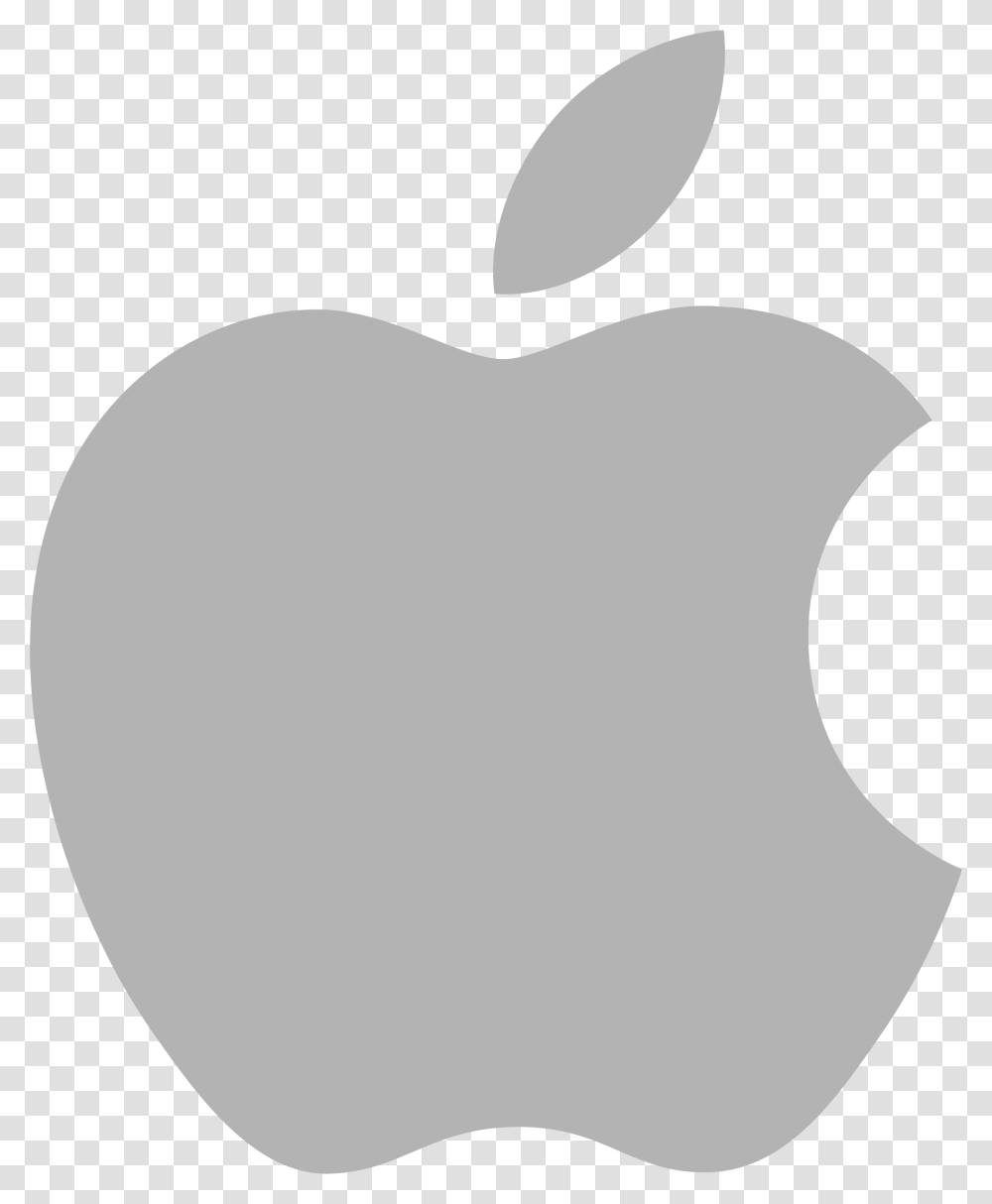 Apple Logo Grey Apple Logo, Symbol, Trademark Transparent Png