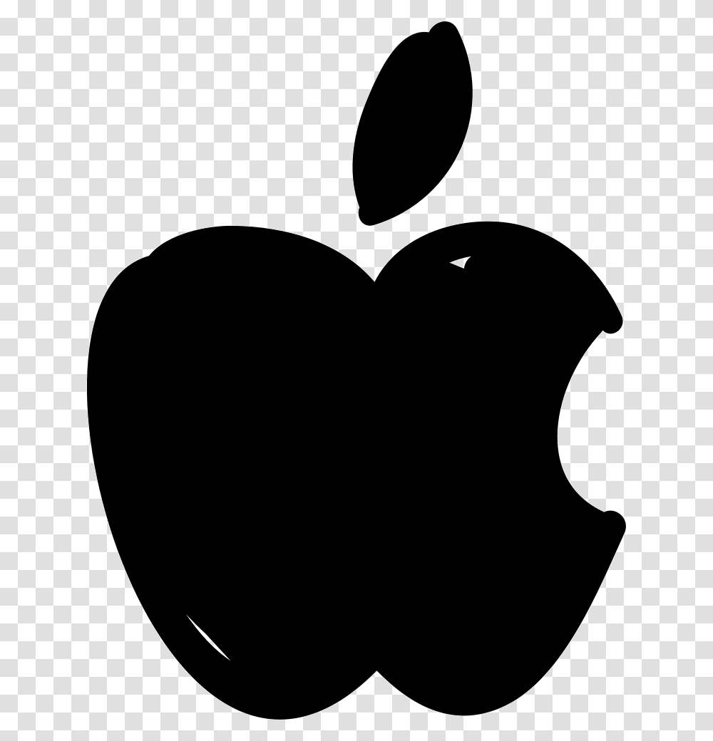 Apple Logo Icon Free Download, Pillow, Cushion, Heart, Stencil Transparent Png