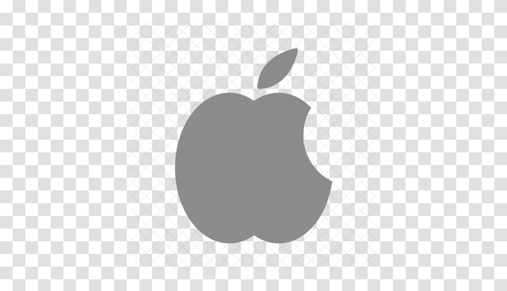 Apple Logo Icon Of Glyph Style Apple, Plant, Lamp, Food, Screen Transparent Png