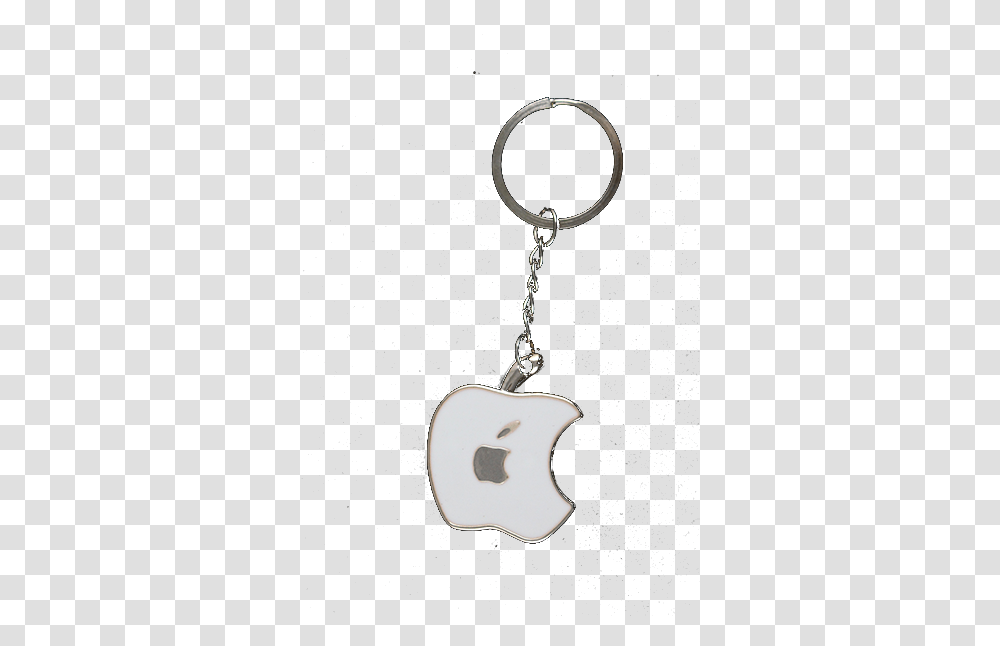 Apple Logo Keychain White Keychain, Pendant, Jewelry, Accessories, Accessory Transparent Png