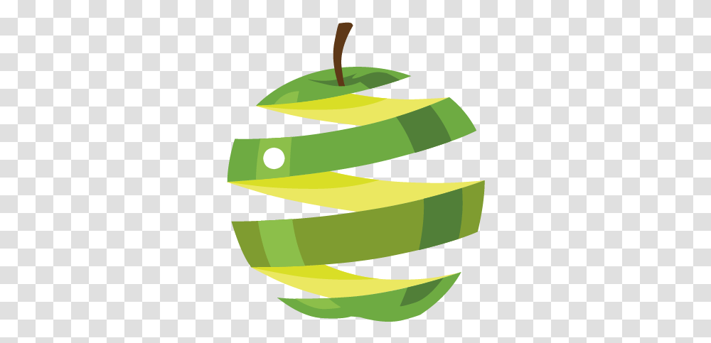 Apple Logo Nrp Construction Granny Smith, Plant, Green, Text, Graphics Transparent Png