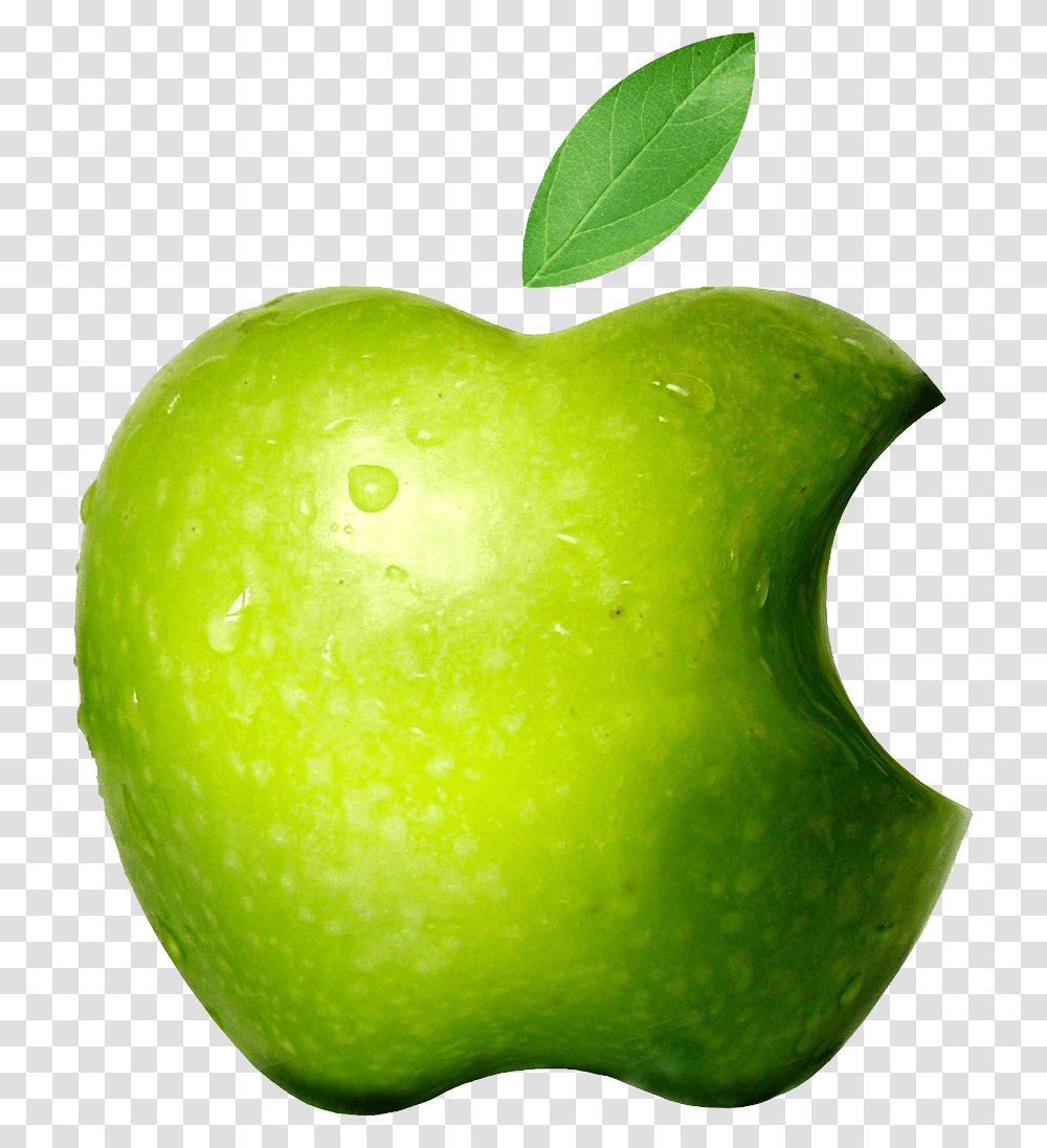 Apple Logo, Plant, Fruit, Food, Green Transparent Png