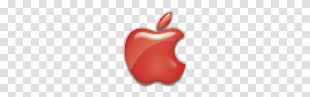 Apple Logo Red, Plant, Heart, Food, Fruit Transparent Png