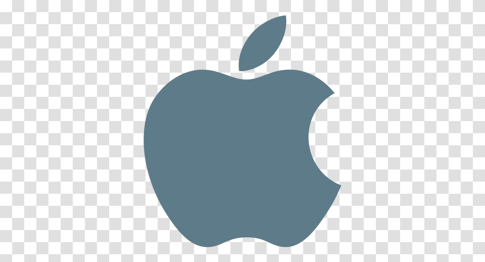 Apple Logo Social Media Icon Blue Apple Logo Emoji, Symbol, Trademark, Balloon, Badge Transparent Png