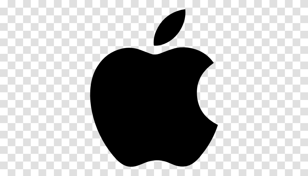 Apple Logo, Trademark, Stencil, Silhouette Transparent Png