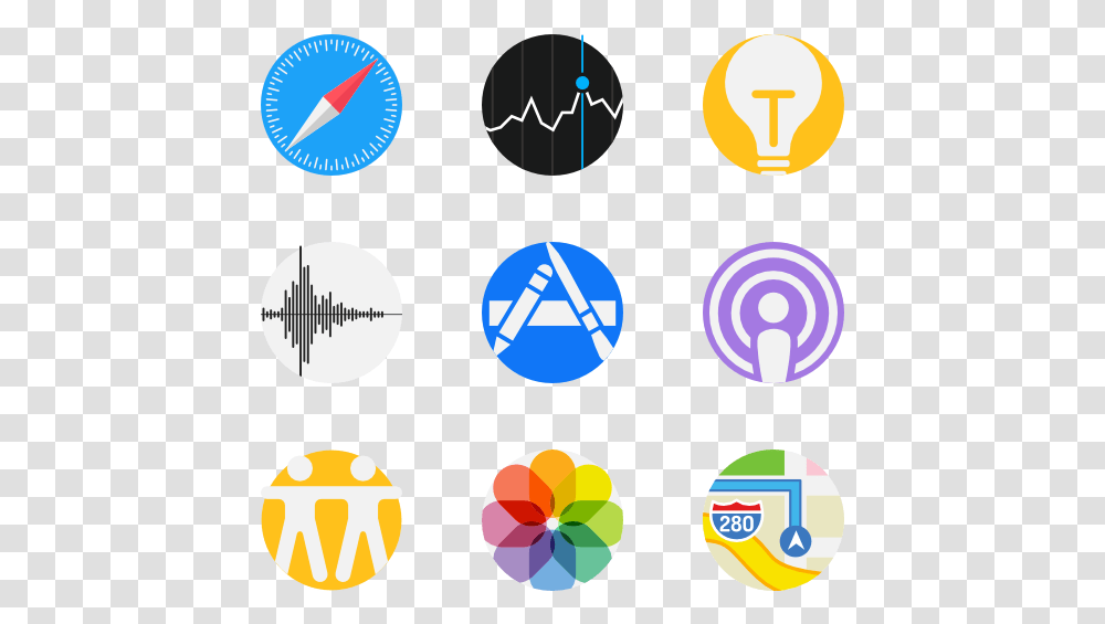 Apple Logos Circle, Gauge, Trademark, Light Transparent Png
