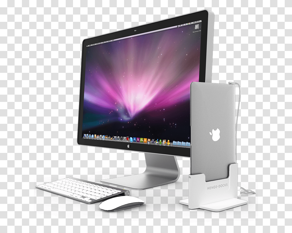 Apple Macbook Air Mb003 Henge Dock, Monitor, Screen, Electronics, Display Transparent Png