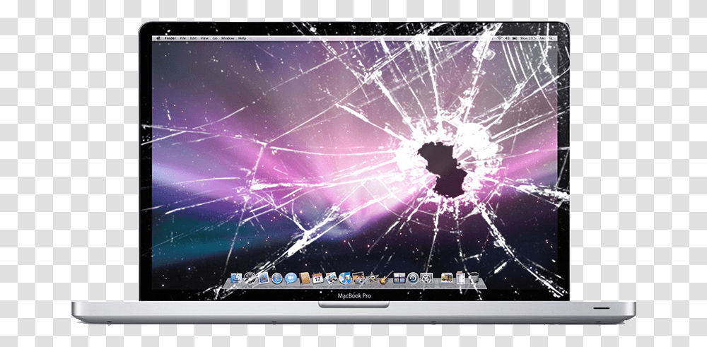 Apple Macbook Pro Glass Replacement Broken Macbook Screen, Computer, Electronics, Monitor, Display Transparent Png