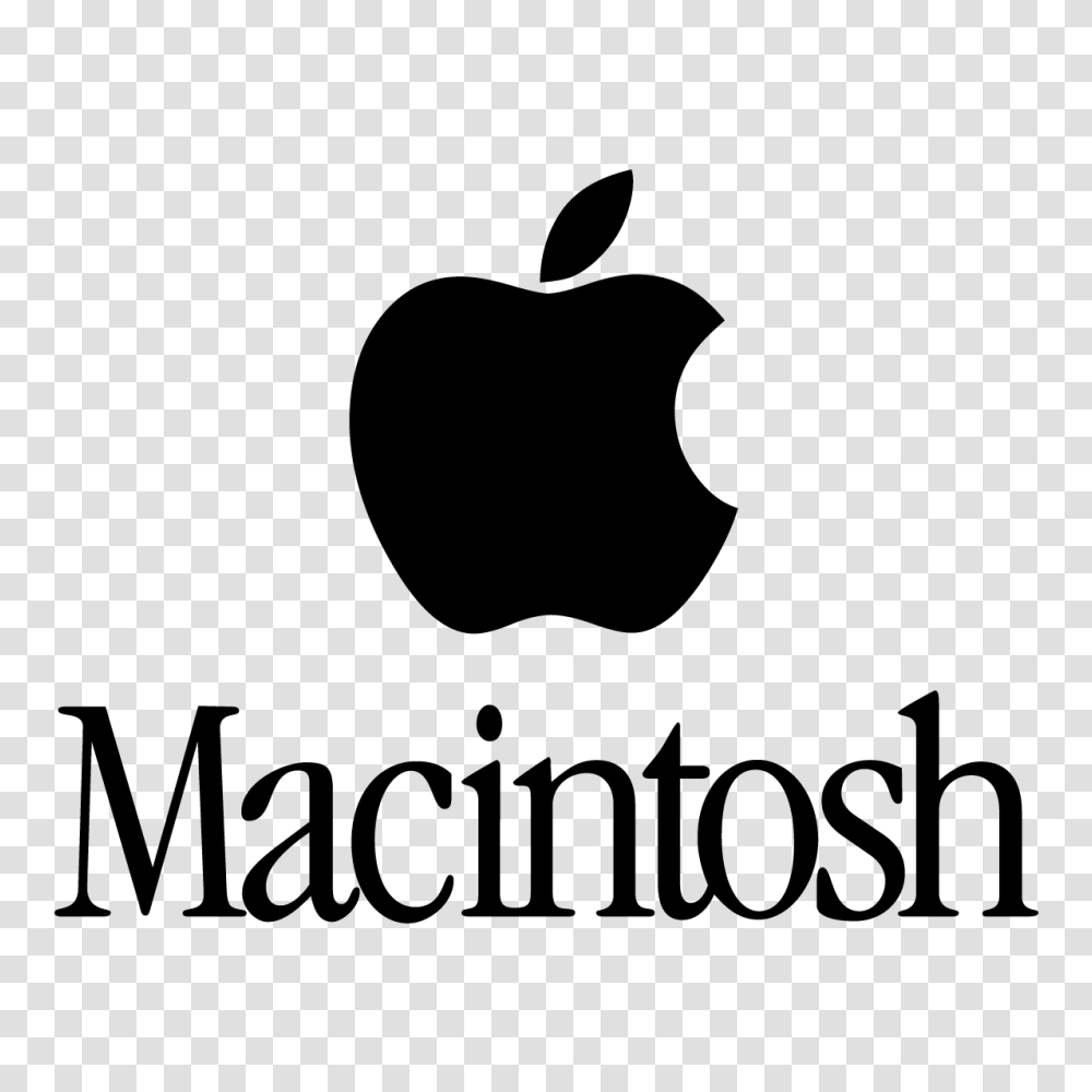 Apple Macintosh Black Silhouette Logo Vector Free Vector, Gray, World Of Warcraft Transparent Png