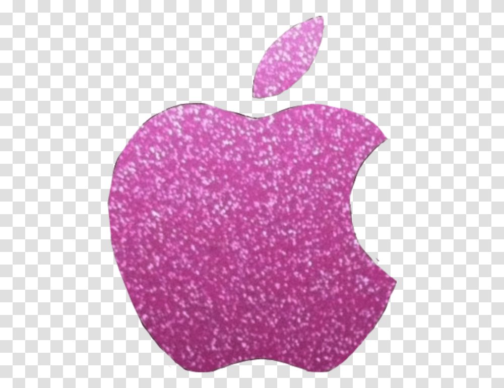 Apple Manzana Glitter Pink Rosado Brillantina Glitter Pink Apple Logo, Light Transparent Png