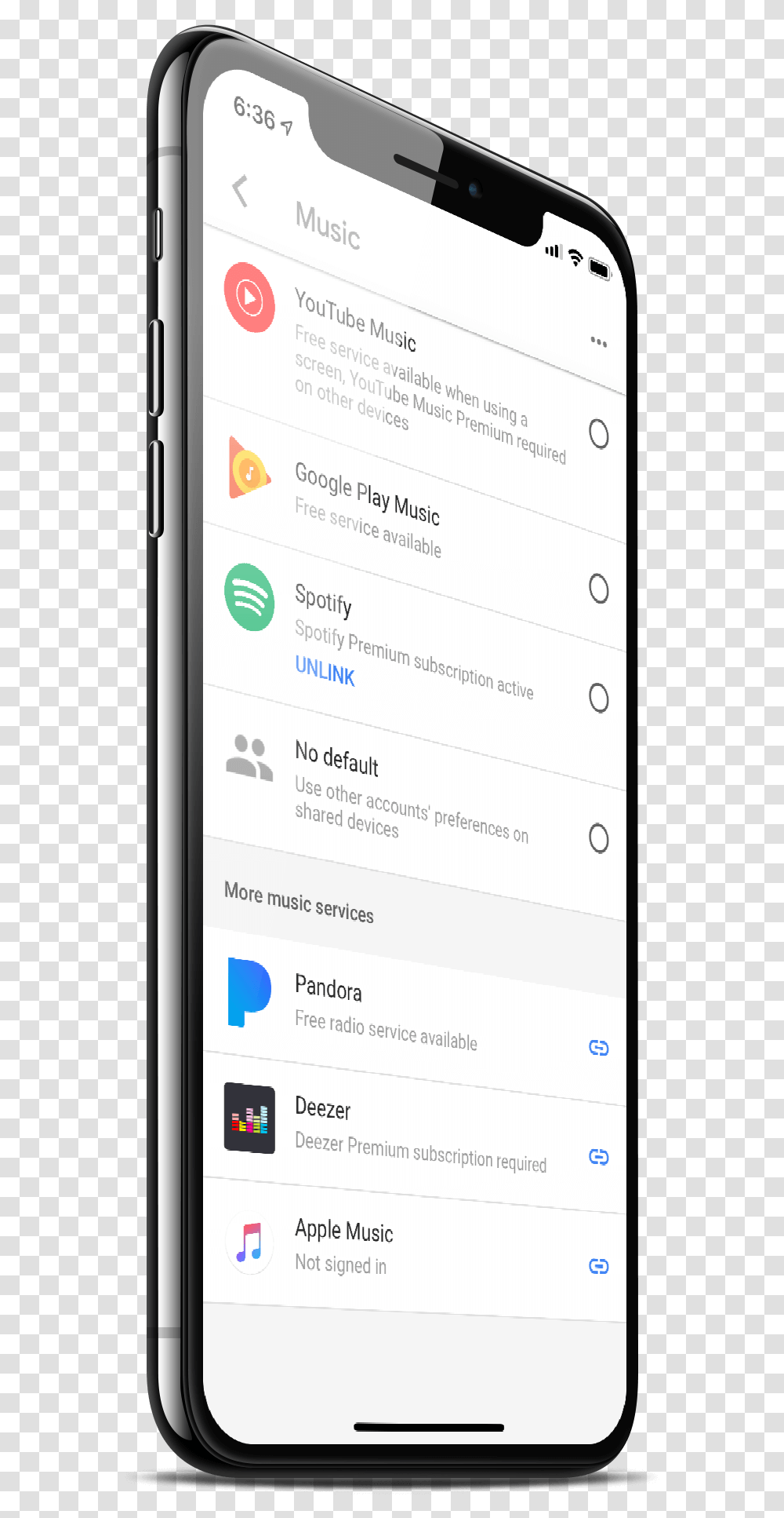 Apple Music In The Google Home App Smartphone, Mobile Phone, Electronics, Cell Phone, Iphone Transparent Png