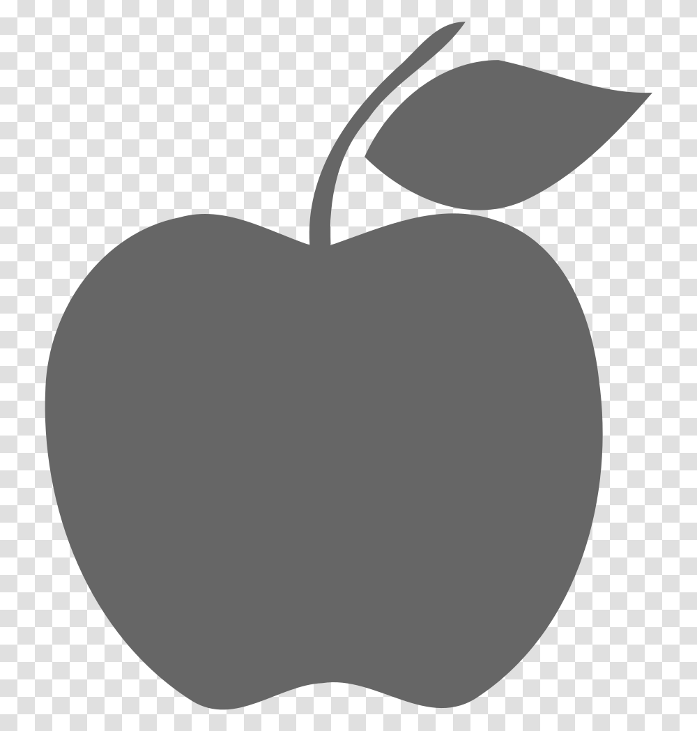 Apple One Leaf Free Icon Download Logo Fresh, Plant, Fruit, Food Transparent Png