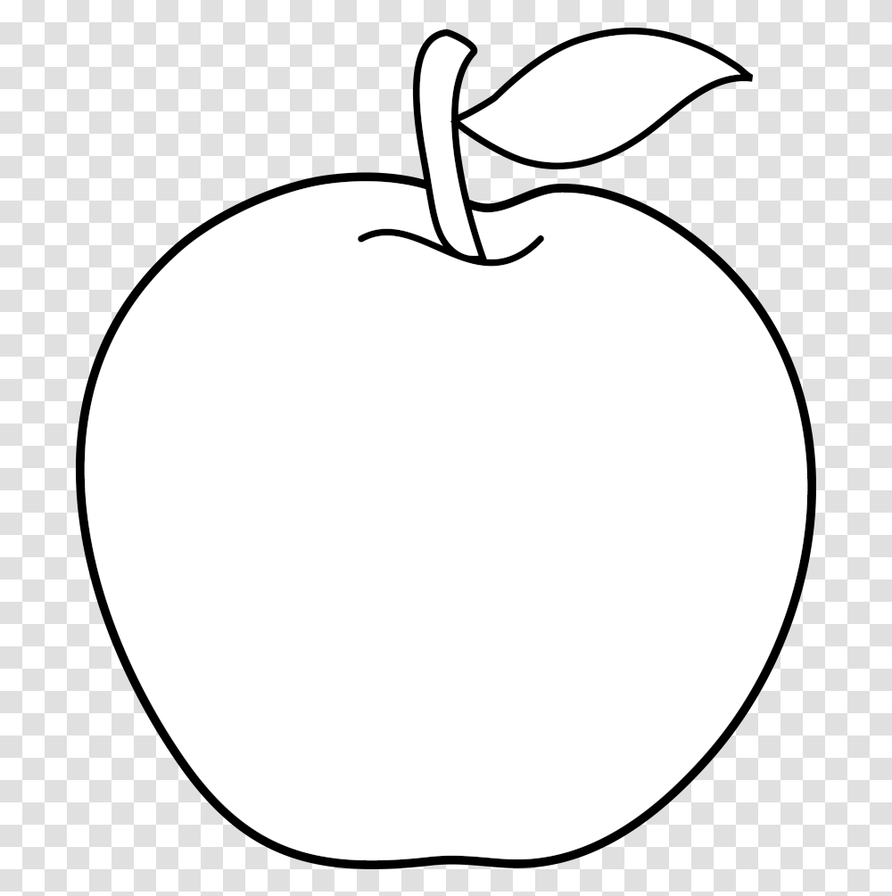 Apple Outline Cartoon Apple Outline, Plant, Fruit, Food, Cherry Transparent Png