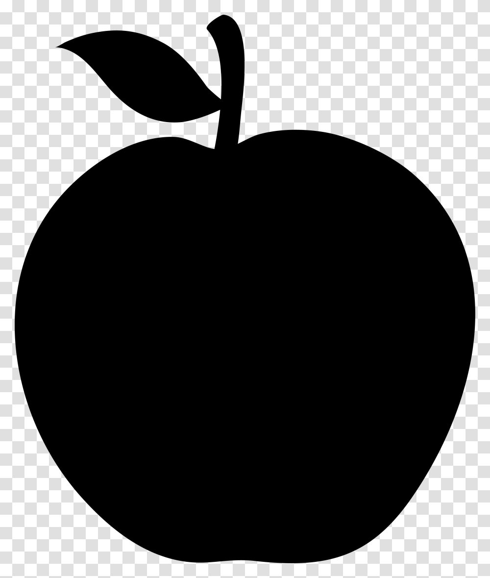 Apple Outline Clip Art, Plant, Fruit, Food, Moon Transparent Png