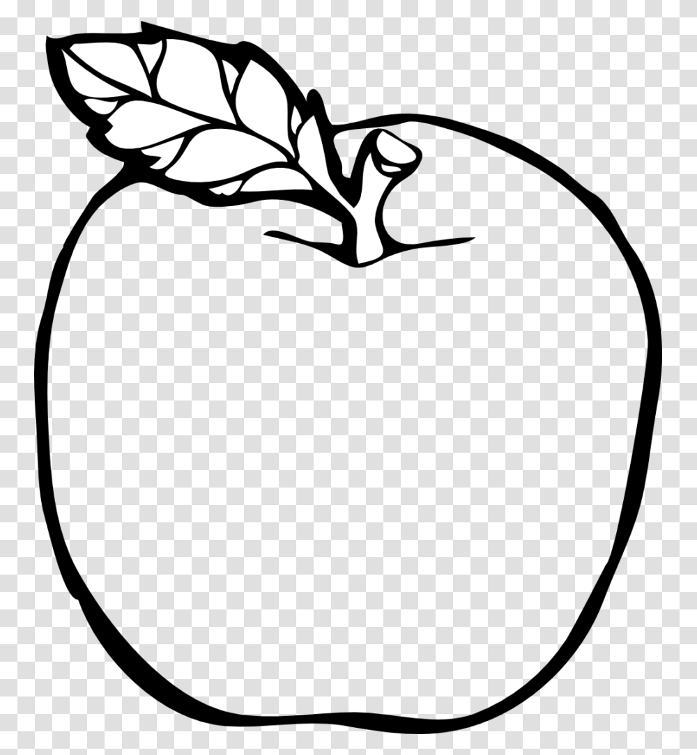Apple Outline Clipart Clip Art, Leaf, Plant, Tree, Light Transparent Png