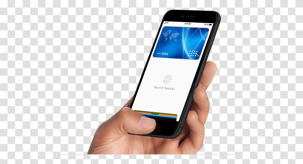 Apple Pay Apple Pay On Phone, Mobile Phone, Electronics, Cell Phone, Person Transparent Png