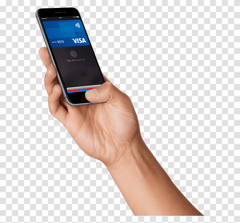 Apple Pay Hand, Mobile Phone, Electronics, Cell Phone, Person Transparent Png