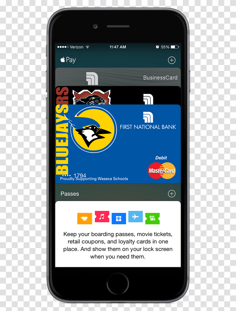 Apple Pay On Iphone Waseca Bluejays, Mobile Phone, Electronics, Cell Phone Transparent Png