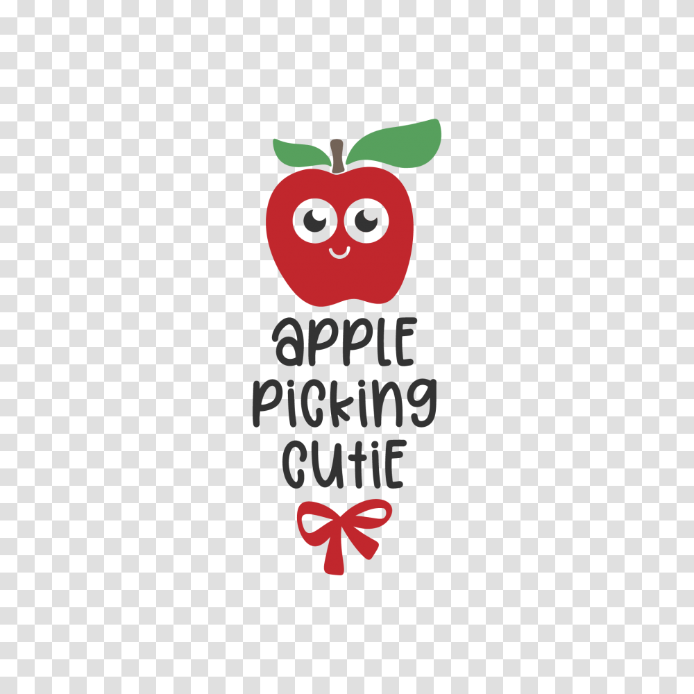 Apple Picking Cutie Free Images, Label, Plant, Food Transparent Png