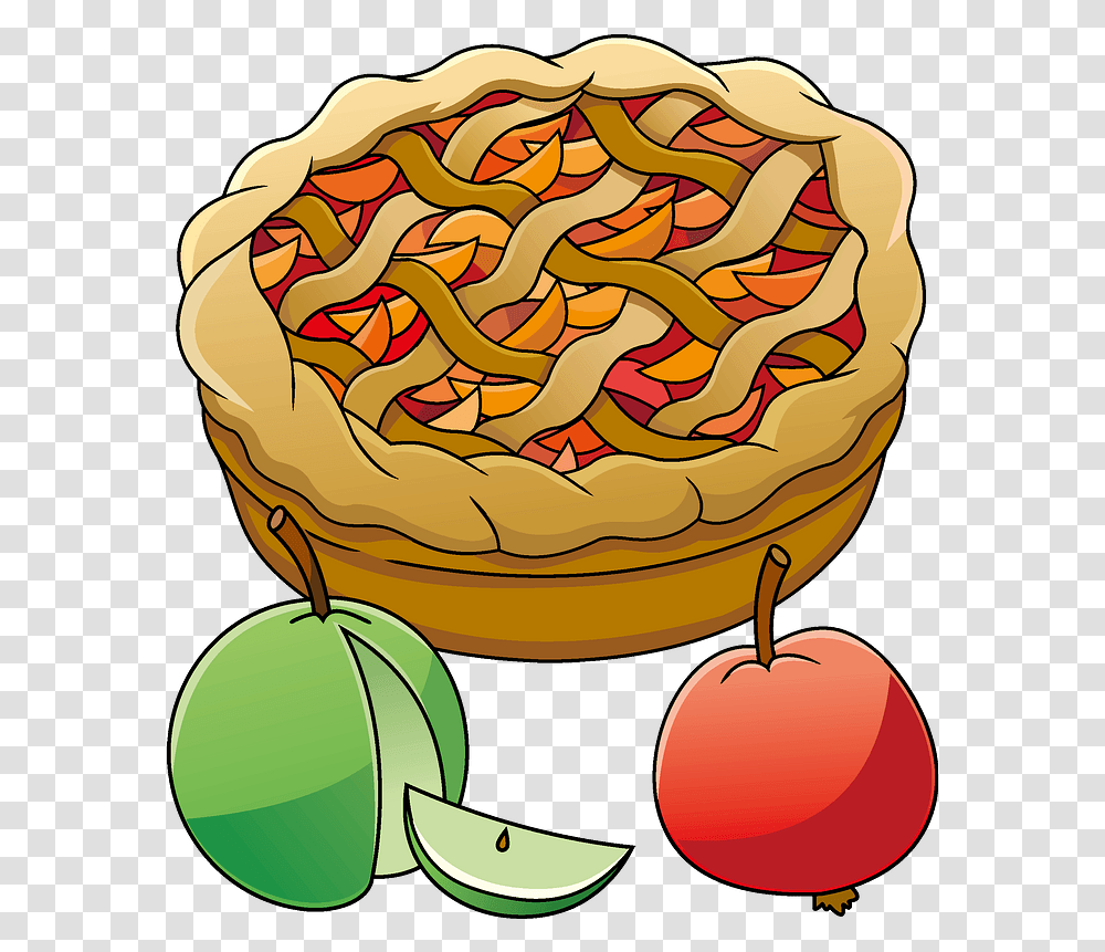 Apple Pie Clipart Cherry Pie, Plant, Food, Produce, Seed Transparent Png