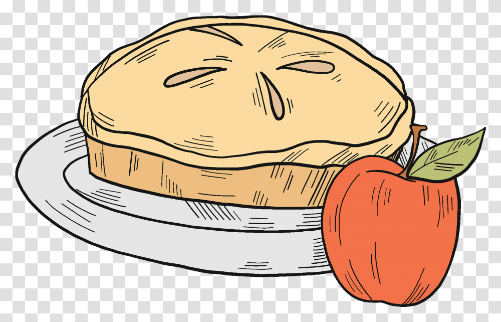 Apple Pie Clipart Diet Food, Helmet, Clothing, Apparel, Cake Transparent Png