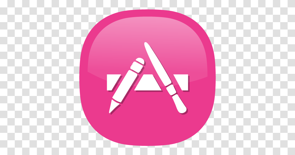 Apple Play Store Icon Download Free Icon Pink Icons On App Store, Weapon, Text, Symbol, Label Transparent Png
