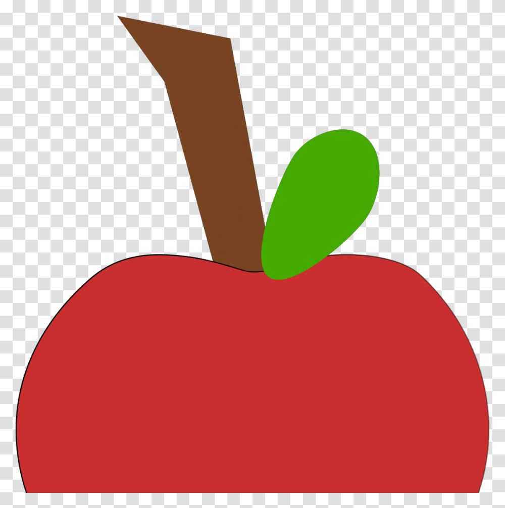 Apple Red Svg Vector Clip Art Svg Clipart Fresh, Plant, Fruit, Food Transparent Png