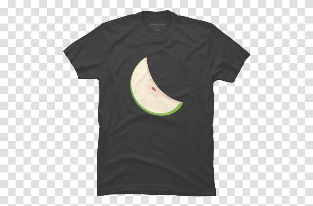 Apple Slice Icon Apparel Moon, T-Shirt Transparent Png