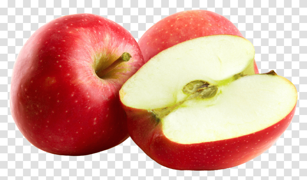 Apple Slice Red Apple Slice, Fruit, Plant, Food, Sliced Transparent Png
