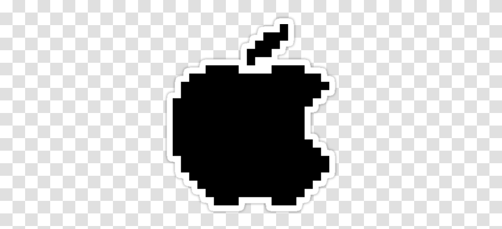Apple Stickers And T Logo Deadpool Pixel, Stencil, Label, Text, Symbol Transparent Png