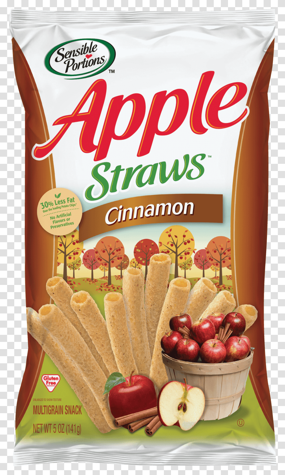 Apple Straws Apple Cinnamon Straws, Food, Snack, Hot Dog, Bread Transparent Png