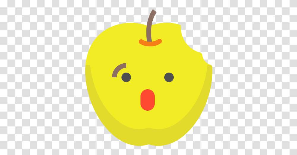 Apple Swallow Emoji Emoticon Free Icon Of Emojius Freebie 1 Dot, Plant, Tennis Ball, Sport, Sports Transparent Png