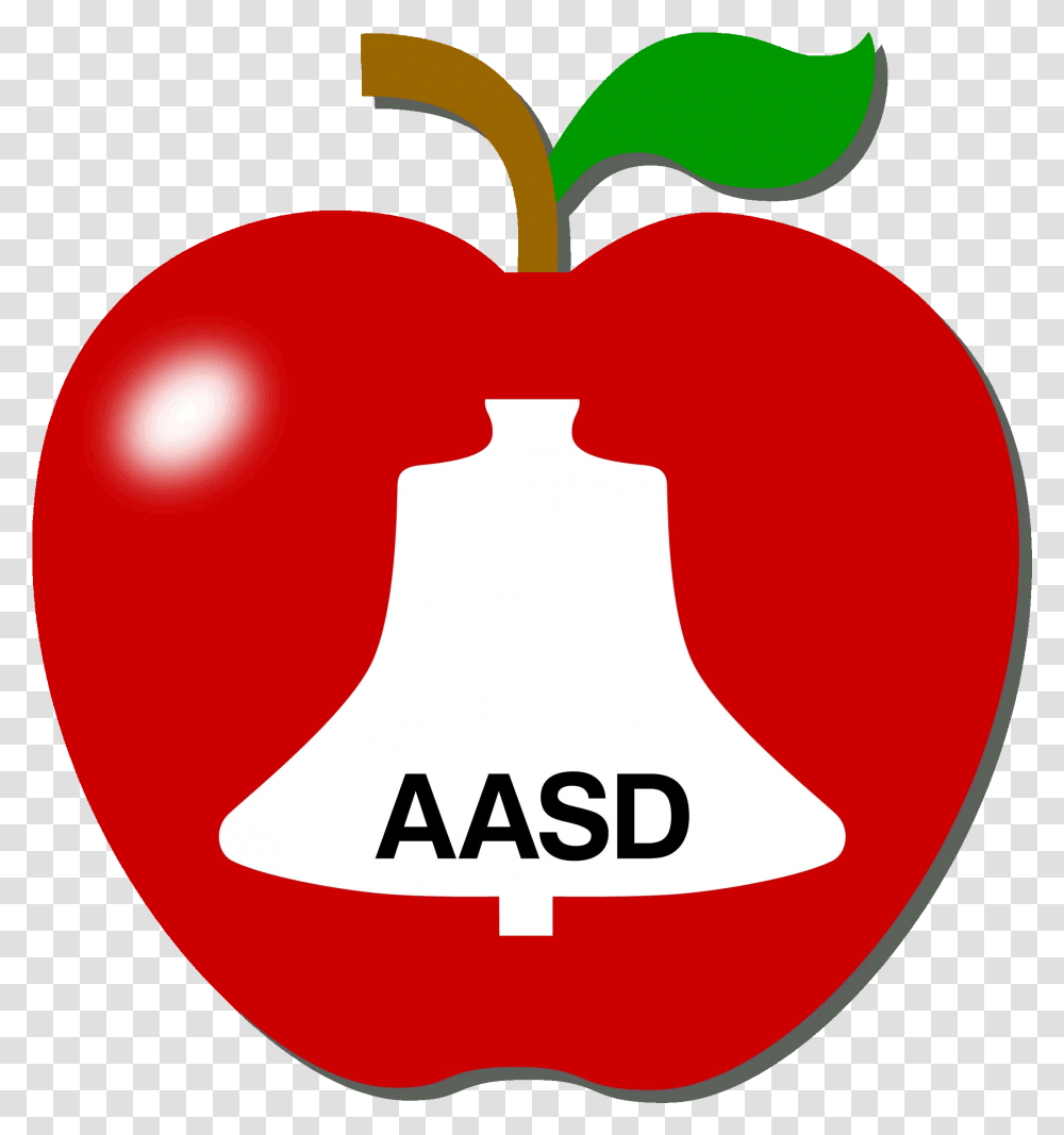 Apple Symbol Appleton School District Logo, Plant, Food, Fruit, Vegetable Transparent Png