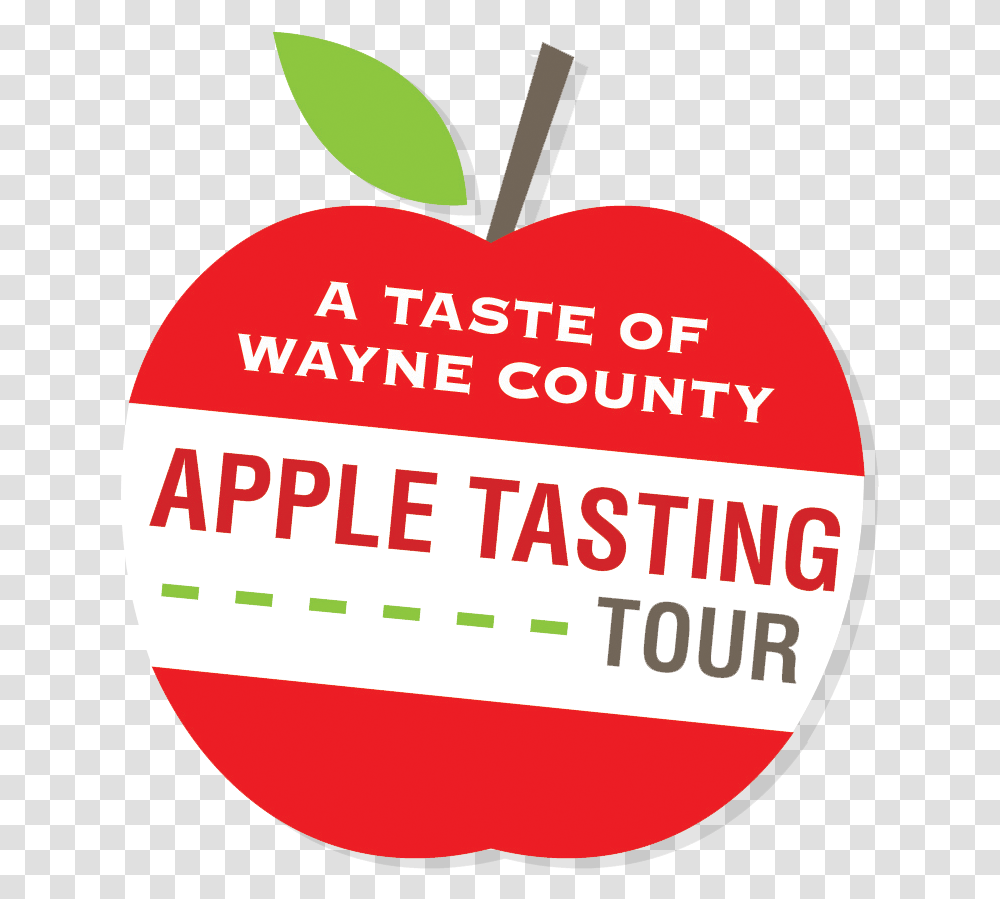 Apple Tasting Tour Logo Retina - Annual Label, Text, Plant, Sticker, Food Transparent Png