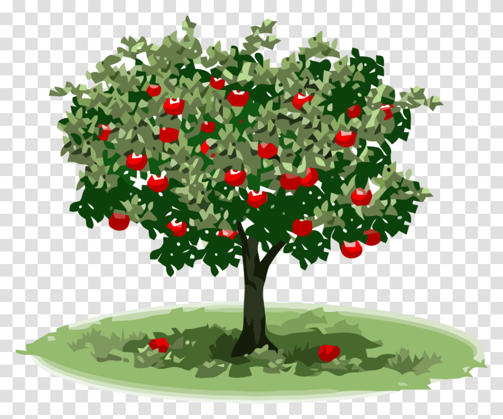 Apple Tree Big Clipart Elma Aac Resmi, Plant, Oak, Fruit, Food Transparent Png