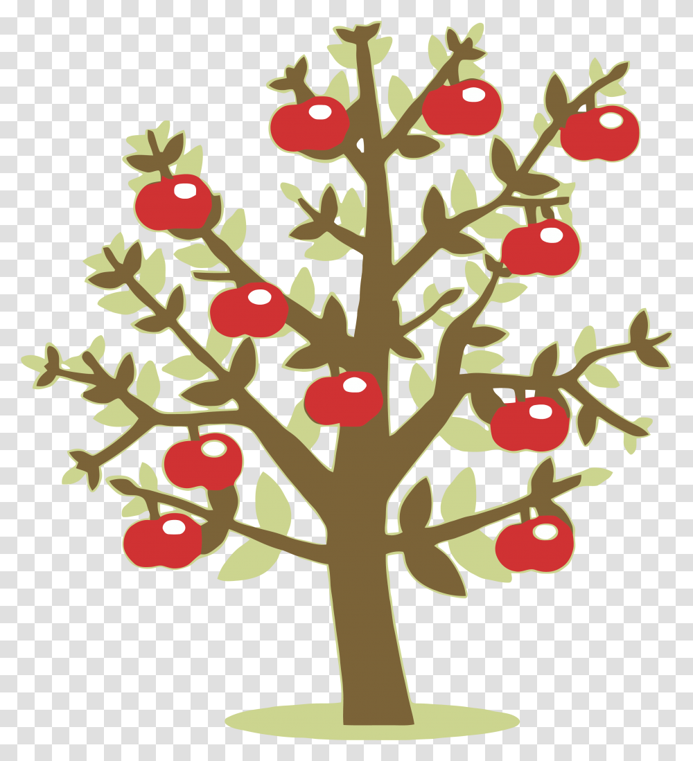 Apple Tree Clipart Background, Plant, Fruit, Food, Cherry Transparent Png