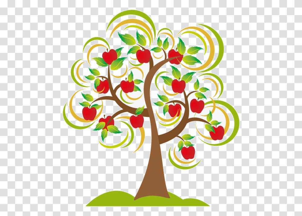 Apple Tree Clipart Cartoons Apple Tree Free Clipart, Floral Design, Pattern Transparent Png