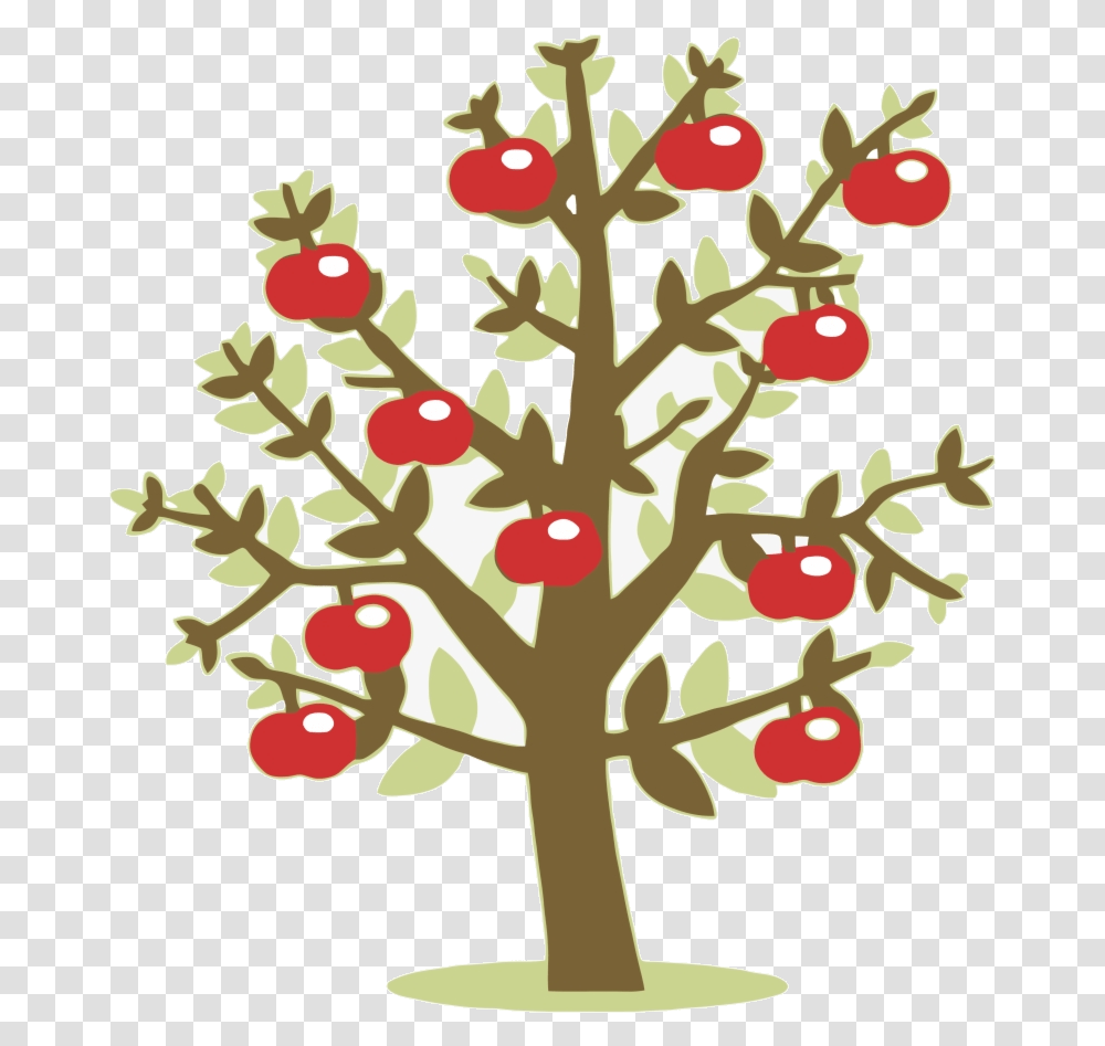 Apple Tree Green Clipart Apple Tree Clipart Background, Plant, Floral Design, Pattern Transparent Png