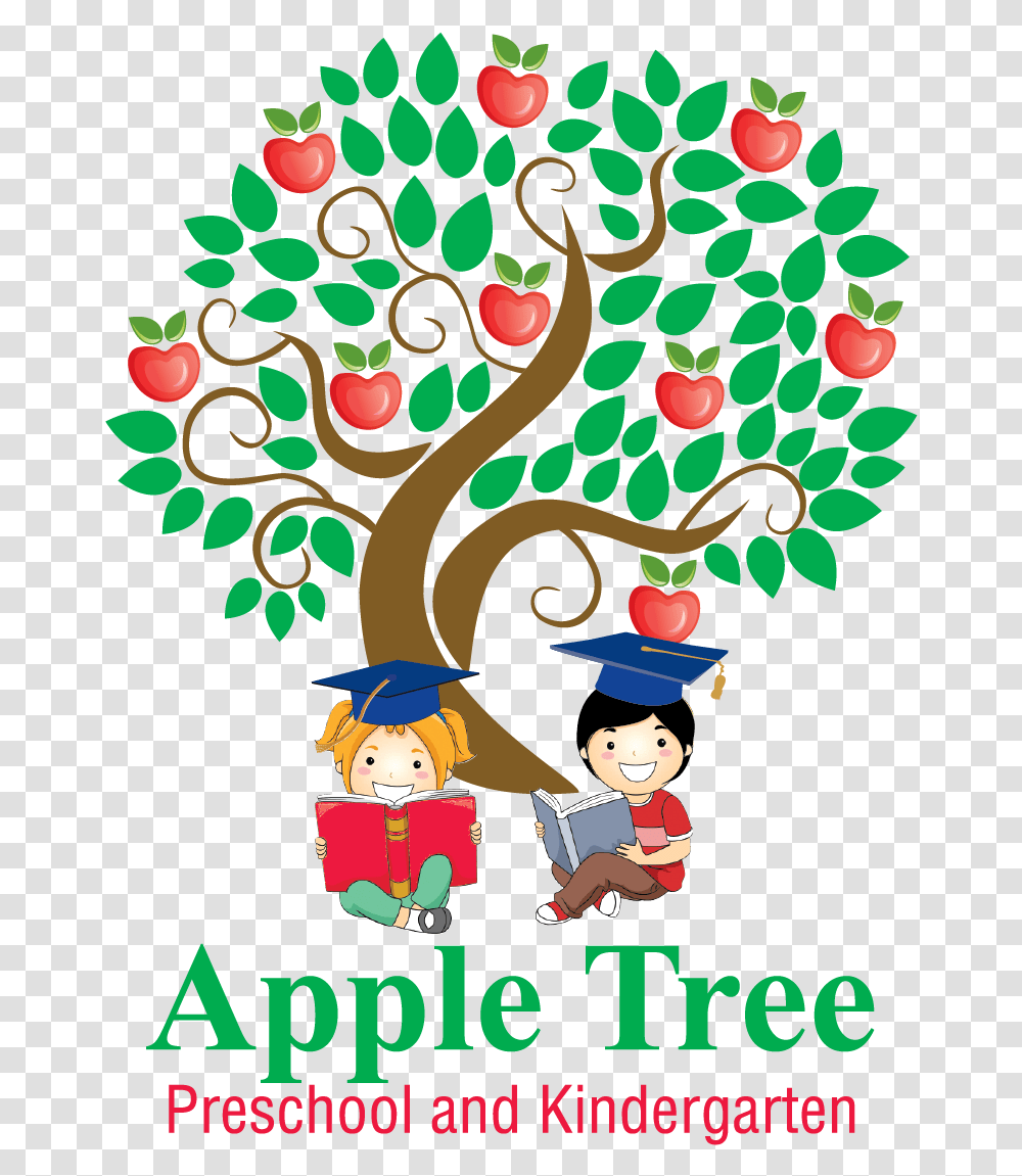 Apple Tree Preschool Kindergarten Jpg Welcome Apple Tree Preschool, Graphics, Floral Design, Pattern, Diwali Transparent Png