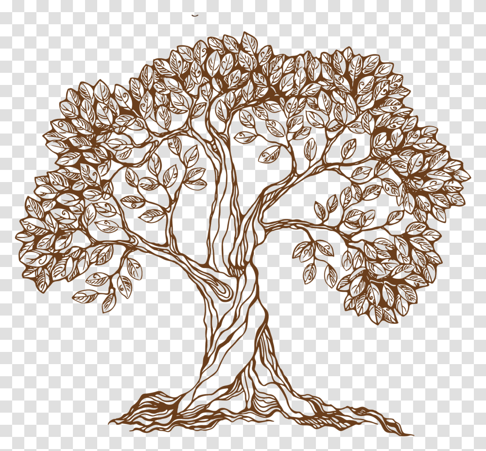 Apple Tree Psikotes Gambar Orang Dan Pohon, Plant, Root, Art, Rug Transparent Png