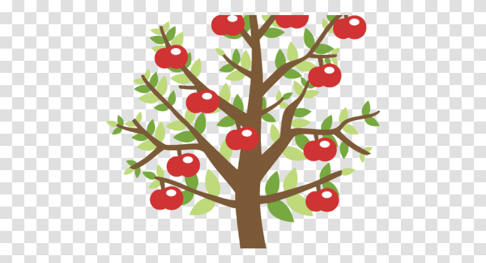 Apple Tree Silhouette Apple Tree Clipart Background, Plant, Fruit, Food, Conifer Transparent Png