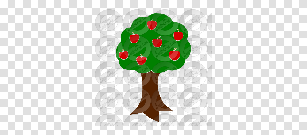 Apple Tree Stencil For Classroom Therapy Use Great Apple Illustration, Plant, Text, Game, Symbol Transparent Png